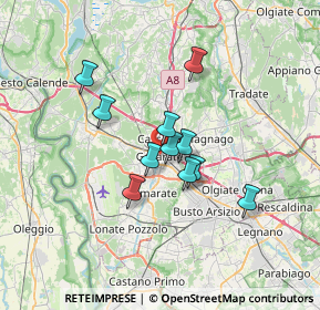 Mappa 21013 Gallarate VA, Italia (4.97909)