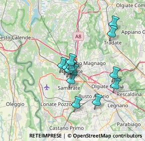 Mappa 21013 Gallarate VA, Italia (5.64)