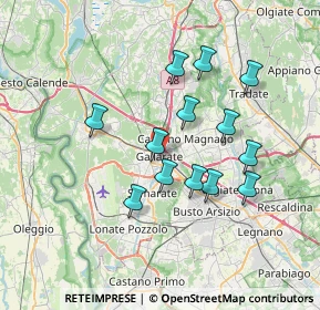 Mappa 21013 Gallarate VA, Italia (6.31846)