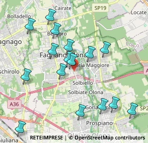 Mappa Via Legnano, 21054 Fagnano Olona VA, Italia (2.095)