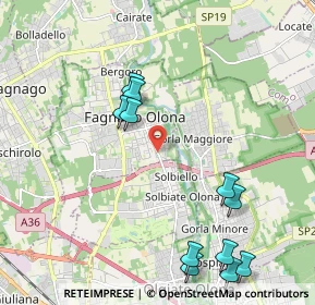 Mappa Via Legnano, 21054 Fagnano Olona VA, Italia (2.40909)