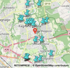Mappa Via Legnano, 21054 Fagnano Olona VA, Italia (2.183)