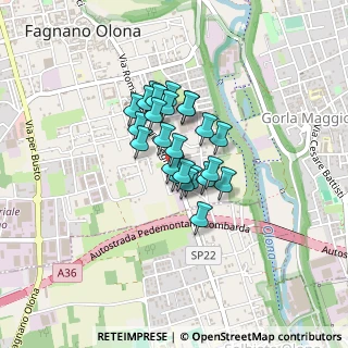 Mappa Via Legnano, 21054 Fagnano Olona VA, Italia (0.26923)