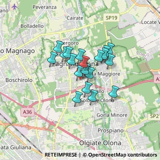Mappa Via Mascagni, 21054 Fagnano Olona VA, Italia (1.132)