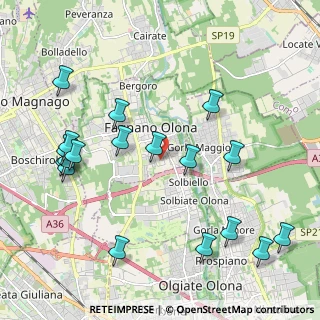 Mappa Via Mascagni, 21054 Fagnano Olona VA, Italia (2.39222)