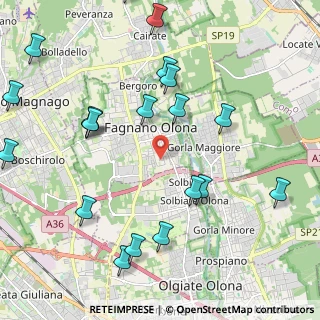 Mappa Via Mascagni, 21054 Fagnano Olona VA, Italia (2.5845)