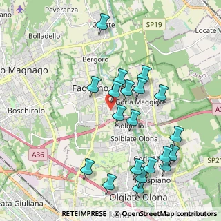 Mappa Via Friuli, 21054 Fagnano Olona VA, Italia (2.135)