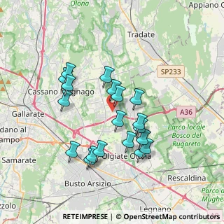 Mappa Via Mascagni, 21054 Fagnano Olona VA, Italia (3.25842)
