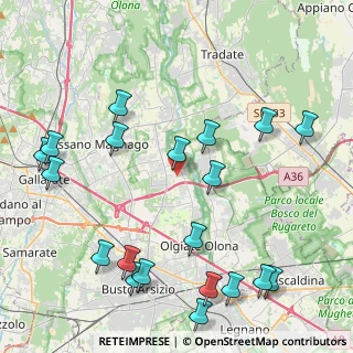 Mappa Via Friuli, 21054 Fagnano Olona VA, Italia (5.212)