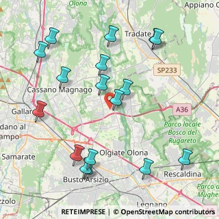 Mappa Via Friuli, 21054 Fagnano Olona VA, Italia (4.74588)