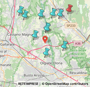 Mappa Via Mascagni, 21054 Fagnano Olona VA, Italia (3.93)