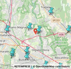 Mappa Via Mascagni, 21054 Fagnano Olona VA, Italia (6.28571)