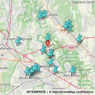 Mappa Via Caduti del Lavoro, 21050 Gorla Maggiore VA, Italia (4.5875)