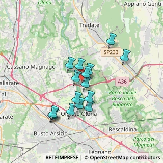 Mappa Via Caduti del Lavoro, 21050 Gorla Maggiore VA, Italia (2.96313)