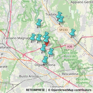 Mappa Via Caduti del Lavoro, 21050 Gorla Maggiore VA, Italia (2.85909)