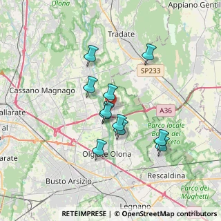 Mappa Via Caduti del Lavoro, 21050 Gorla Maggiore VA, Italia (2.86727)