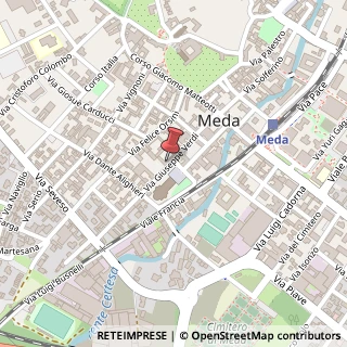 Mappa Via Giuseppe Verdi, 16, 20826 Meda, Monza e Brianza (Lombardia)