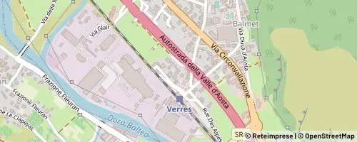 Mappa Verrès