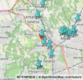 Mappa Via de Sanctis, 20825 Barlassina MB, Italia (2.13133)
