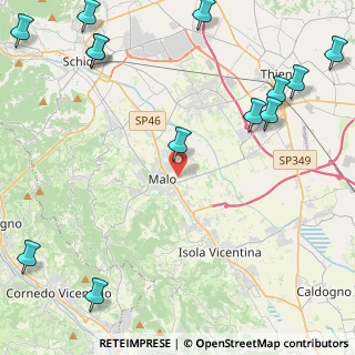 Mappa , 36034 Malo VI, Italia (6.58077)