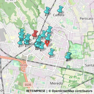 Mappa Via Luini Bernardino, 20821 Meda MB, Italia (0.8285)