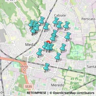 Mappa Via Luini Bernardino, 20821 Meda MB, Italia (0.74)