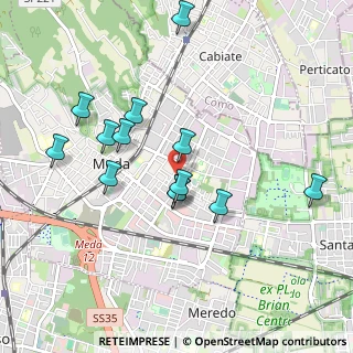 Mappa Via Luini Bernardino, 20821 Meda MB, Italia (0.89769)