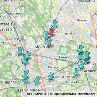 Mappa Via Luini Bernardino, 20821 Meda MB, Italia (2.67)
