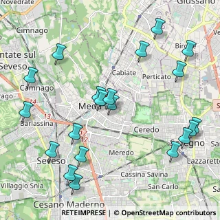 Mappa Via Luini Bernardino, 20821 Meda MB, Italia (2.5105)