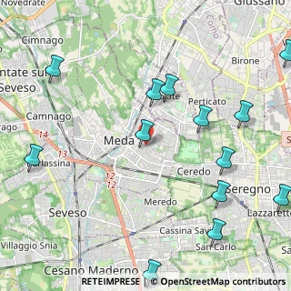 Mappa Via Luini Bernardino, 20821 Meda MB, Italia (2.75462)