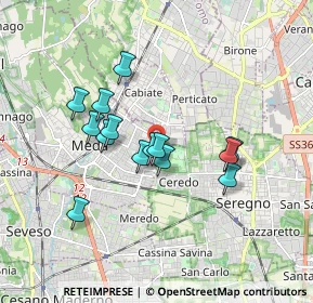 Mappa Via Luigi Einaudi, 20821 Meda MB, Italia (1.47643)