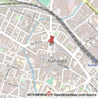 Mappa Piazza Garibaldi Giuseppe, 8, 21013 Gallarate, Varese (Lombardia)