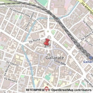 Mappa Piazza Giuseppe Garibaldi, 5, 21013 Gallarate, Varese (Lombardia)