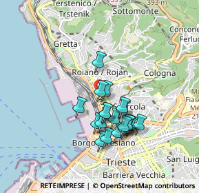 Mappa Via Udine, 34135 Trieste TS, Italia (0.726)