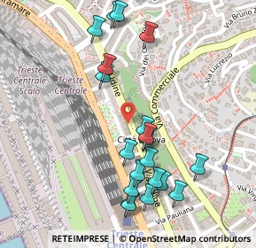 Mappa Via Udine, 34135 Trieste TS, Italia (0.261)