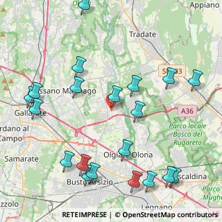 Mappa Via Cinque Giornate, 21054 Fagnano Olona VA, Italia (5.2)