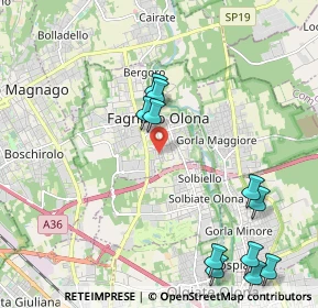 Mappa Via Cinque Giornate, 21054 Olgiate Olona VA, Italia (2.48091)