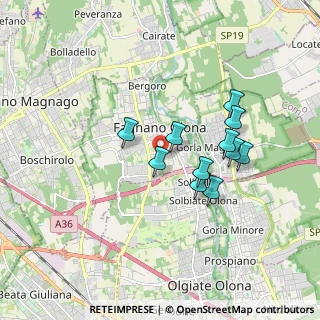 Mappa Via Cinque Giornate, 21054 Fagnano Olona VA, Italia (1.46182)