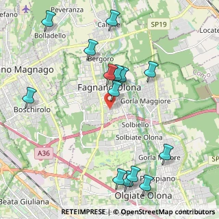 Mappa Via Cinque Giornate, 21054 Fagnano Olona VA, Italia (2.38643)