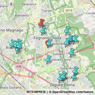 Mappa Via Cinque Giornate, 21054 Olgiate Olona VA, Italia (2.4205)