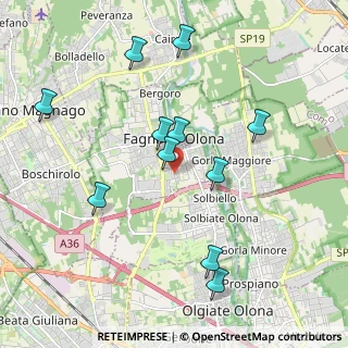 Mappa Via Cinque Giornate, 21054 Olgiate Olona VA, Italia (1.99091)