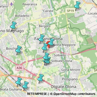 Mappa Via Cinque Giornate, 21054 Olgiate Olona VA, Italia (2.36417)