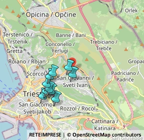 Mappa Via Edoardo Weiss, 34128 Trieste TS, Italia (1.68818)