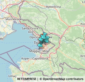 Mappa Via Edoardo Weiss, 34128 Trieste TS, Italia (32.84909)