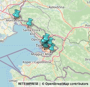 Mappa Via Edoardo Weiss, 34128 Trieste TS, Italia (8.82091)