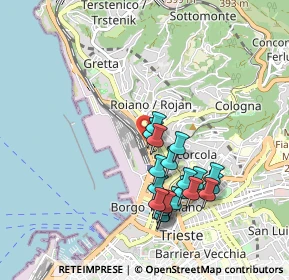 Mappa Via Giovanni Boccaccio, 34135 Trieste TS, Italia (0.871)