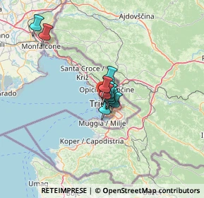 Mappa Via Giovanni Boccaccio, 34135 Trieste TS, Italia (6.86583)