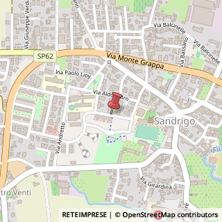 Mappa Via Monsignor G. Arena, 36066 Sandrigo, Vicenza (Veneto)
