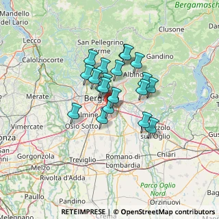 Mappa Via Lombardia, 24052 Azzano San Paolo BG, Italia (9.6095)