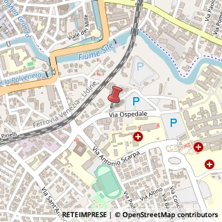 Mappa Via Angelo Marchesan, 6, 31100 Treviso, Treviso (Veneto)